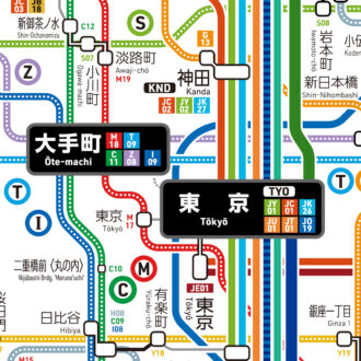 13 東京都鉄道路線図 (デジタル)