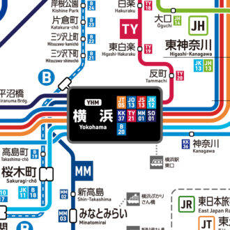 14 神奈川県鉄道路線図 (デジタル)