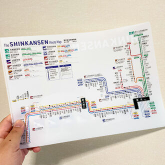 新幹線全線路線図 2024β クリアファイル