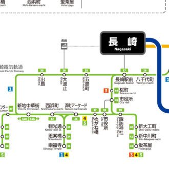 42 長崎県鉄道路線図 (デジタル)