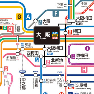 27 大阪府鉄道路線図 (デジタル)