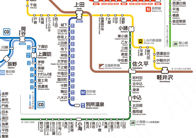 20 長野県鉄道路線図 (デジタル) - 画像 (3)