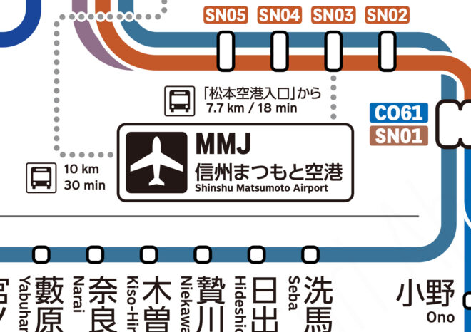 20 長野県鉄道路線図 (デジタル) - 画像 (10)