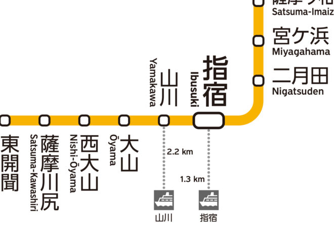 46 鹿児島鉄道路線図 (デジタル) - 画像 (6)