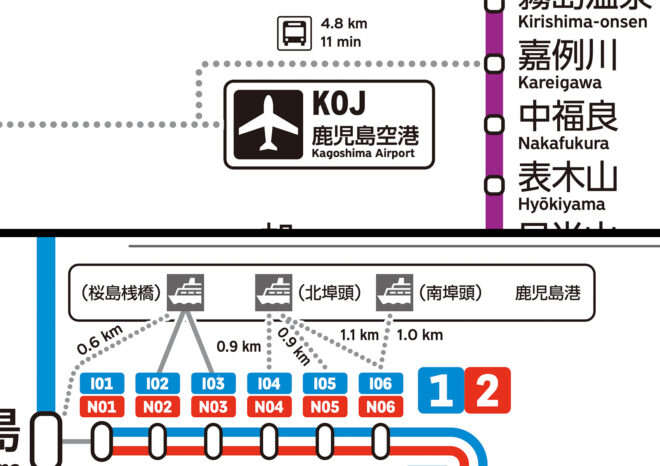 46 鹿児島鉄道路線図 (デジタル) - 画像 (11)